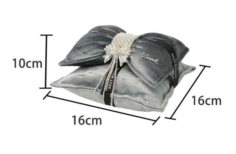 Thousand Bird Grid Double Layer Butterfly Knot Pearl Car Ornament Removing Odor Activated Charcoal Bag Instrument Panel_autovado.com