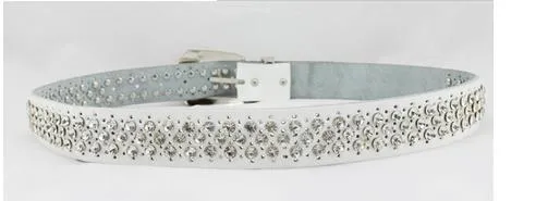 2017 New style diamond pearl Waist gorgeous crystal shiny cowskin designer belts women girls waist belt_autovado.com