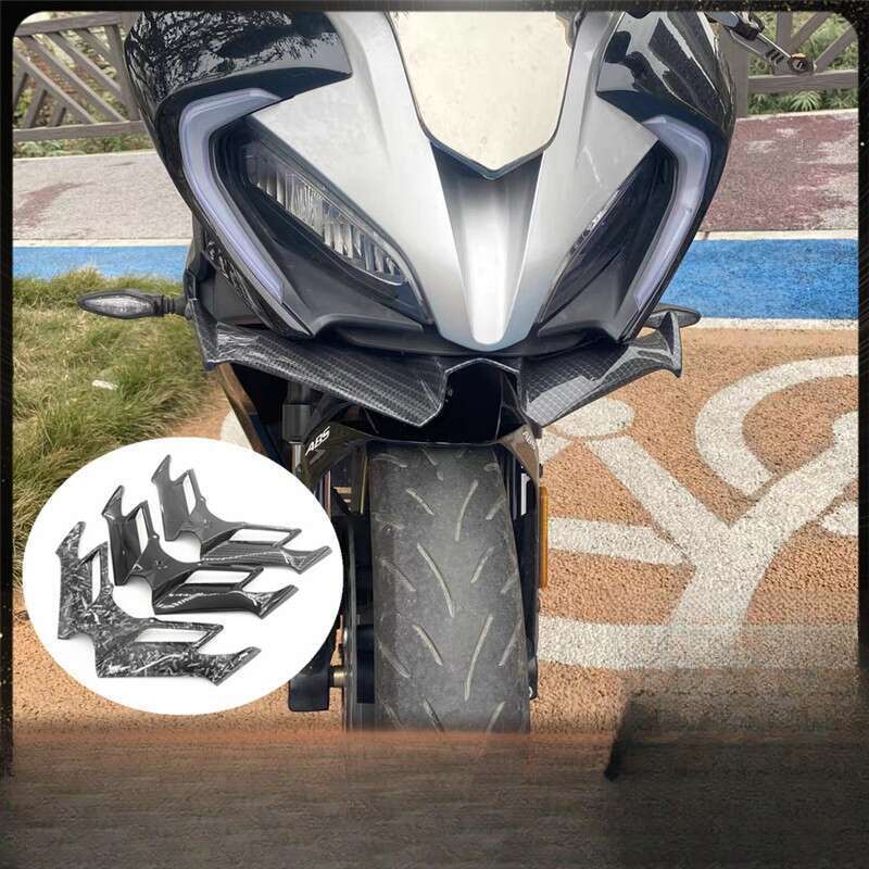 Suitable For Chunfeng 250SR Competitive Fixed Wing Lower Lip Spoiler Side Wind Blade Motorcycle Modification Accessories_autovado.com