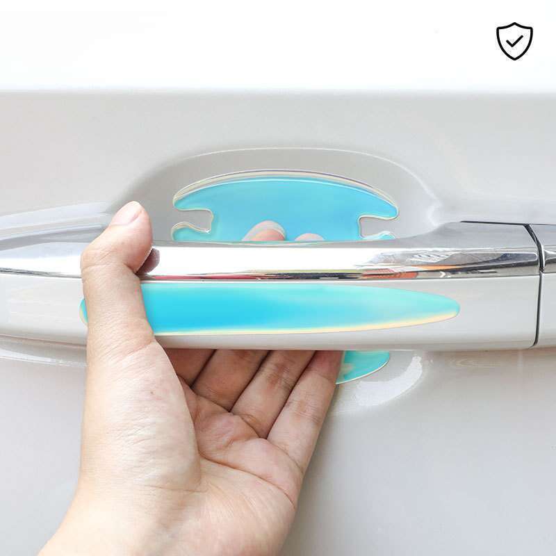 Door Handle Anti Nail Cover Scratch, Night Light, Car Door Bowl Sticker, Paint Surface Protection Film Decoration_autovado.com