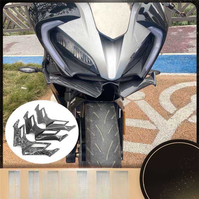 Suitable For Chunfeng 250SR Competitive Fixed Wing Lower Lip Spoiler Side Wind Blade Motorcycle Modification Accessories_autovado.com