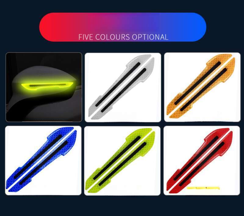 Car Leaf Panel, Fender Reflective Body St, Anti-collision Strip, Safety Warning, Engine Light Eyebrow Decorative_autovado.com