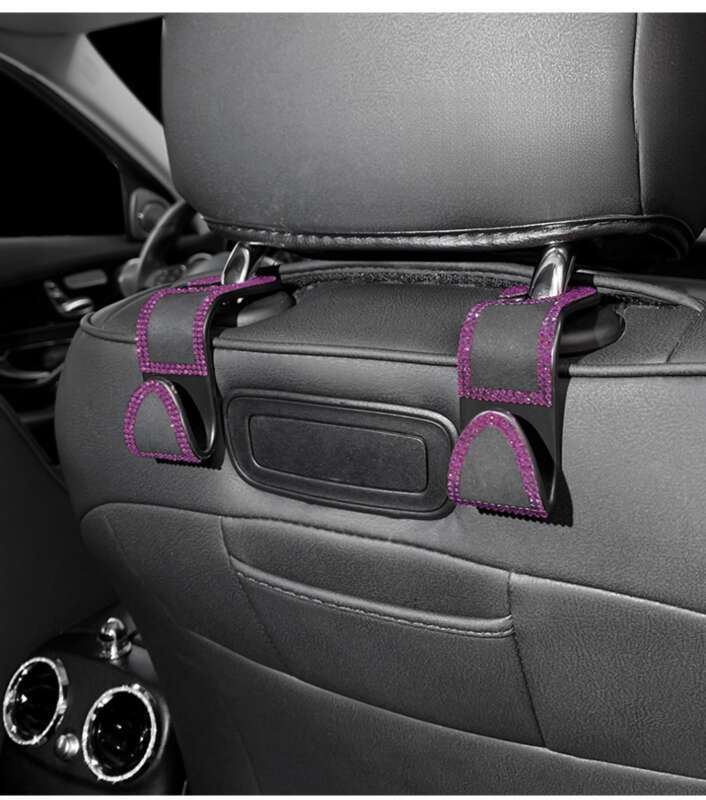 Hot Diamond Hidden Back Creative Car Multi Functional Seat Hook Bag_autovado.com