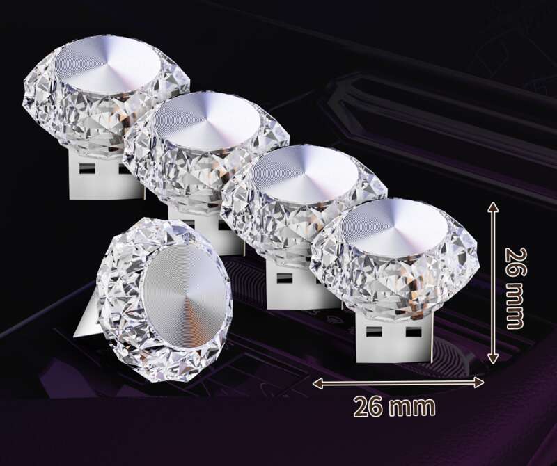 Car LED Color Gradient Flashing Car USB Dazzling Night Interior Decoration Atmosphere Light_autovado.com