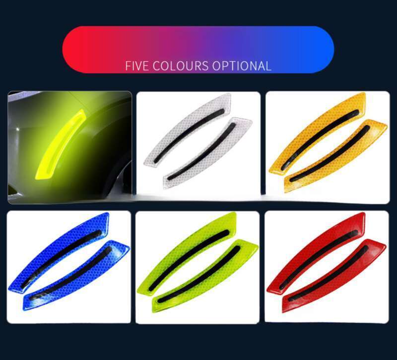Car Leaf Panel, Fender Reflective Body St, Anti-collision Strip, Safety Warning, Engine Light Eyebrow Decorative_autovado.com