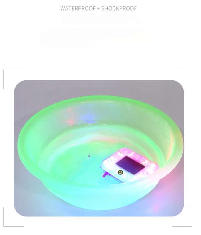 Third Generation Touch Car Solar Powered Truck Flash Anti Rear End Collision Seven Color Circular Warning Li, LED_autovado.com