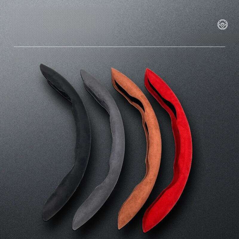 Steering Wheel For High-end Winter Thick Anti Slip And Sweat Absorbing Trucks, Summer Suede Car Handle Cover_autovado.com