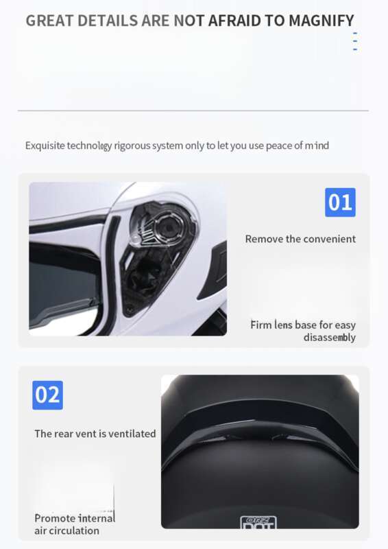 Orz Motorcycle Open Face Full Helmet, Tail Wing Knight, Bluetooth Motorcycle, Men's And Women's Winter Personalized_autovado.com