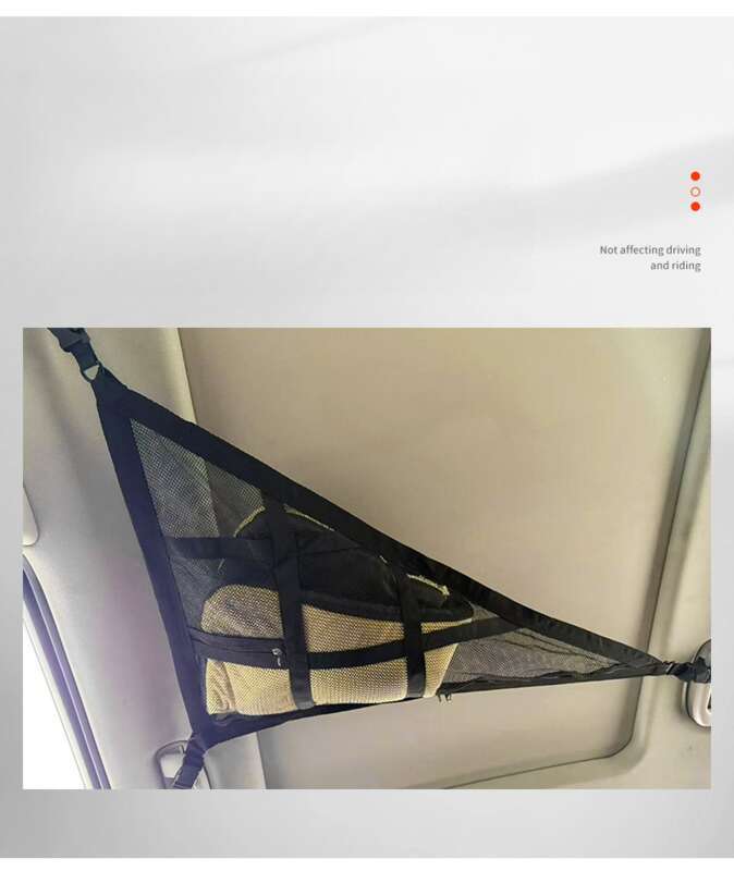 Car Roof Mesh, New For Roof, Storage Bag, Car Triangle Series Mesh Bag_autovado.com