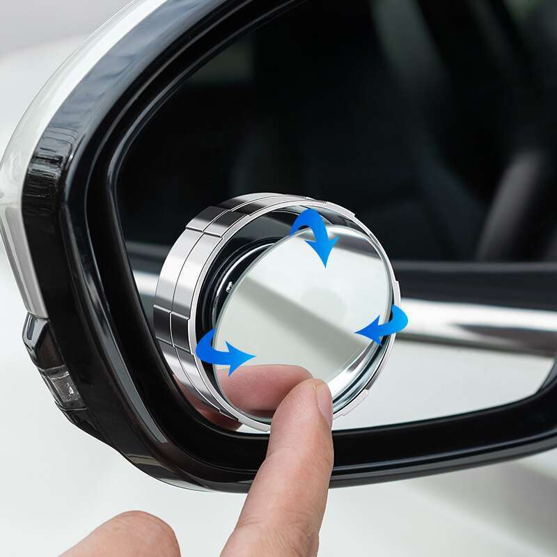Car Rearview Mirror Suction Cup Type Small Circular Mirror, Car Mounted Reverse 360 Assisted Ultra Clear Reflection_autovado.com