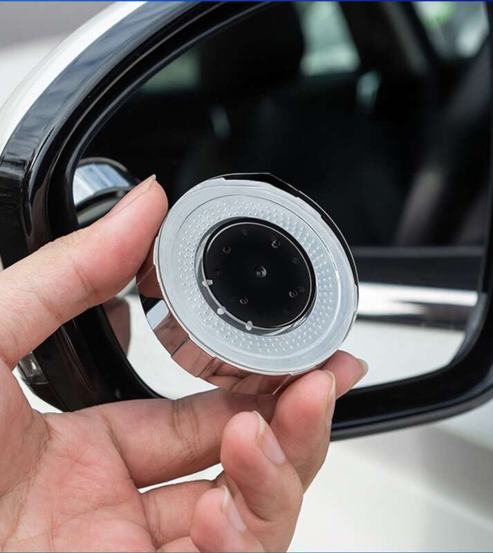 Car Rearview Mirror Suction Cup Type Small Circular Mirror, Car Mounted Reverse 360 Assisted Ultra Clear Reflection_autovado.com