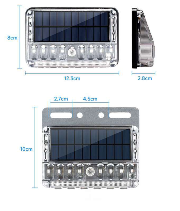 Fourth Generation Touch Sensitive Solar Powered Truck Anti Rear End Warning Reverse Lighting Lights, Wiring Free_autovado.com