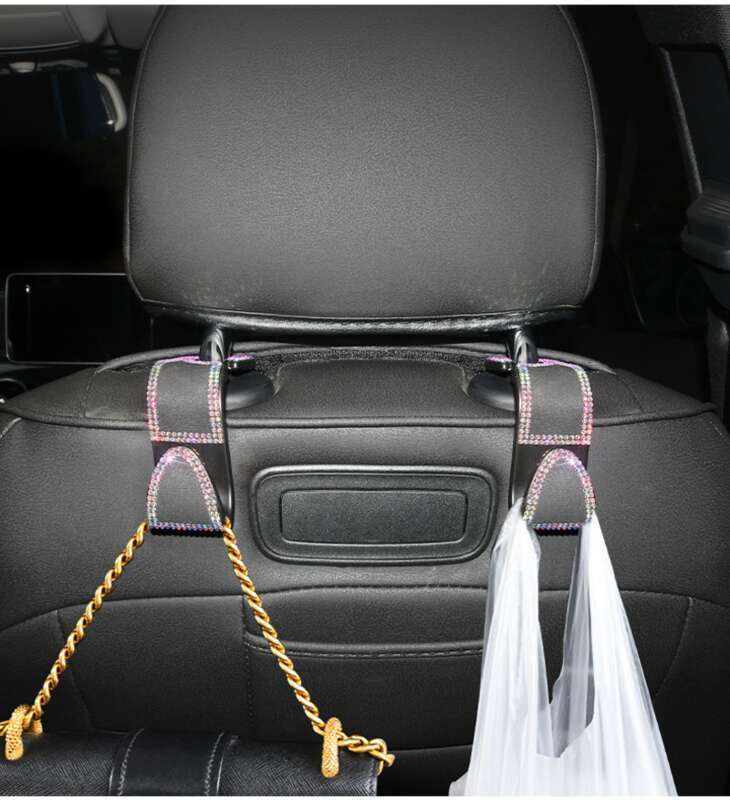 Hot Diamond Hidden Back Creative Car Multi Functional Seat Hook Bag_autovado.com