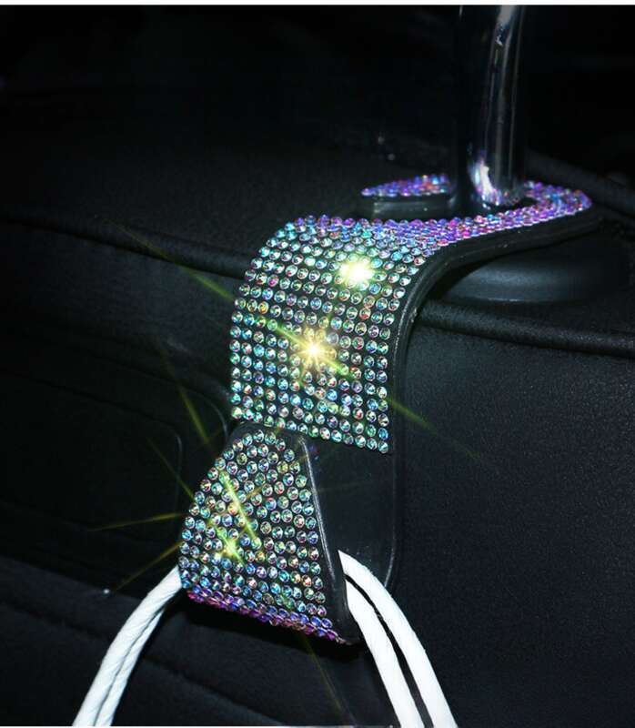 Hot Diamond Hidden Back Creative Car Multi Functional Seat Hook Bag_autovado.com