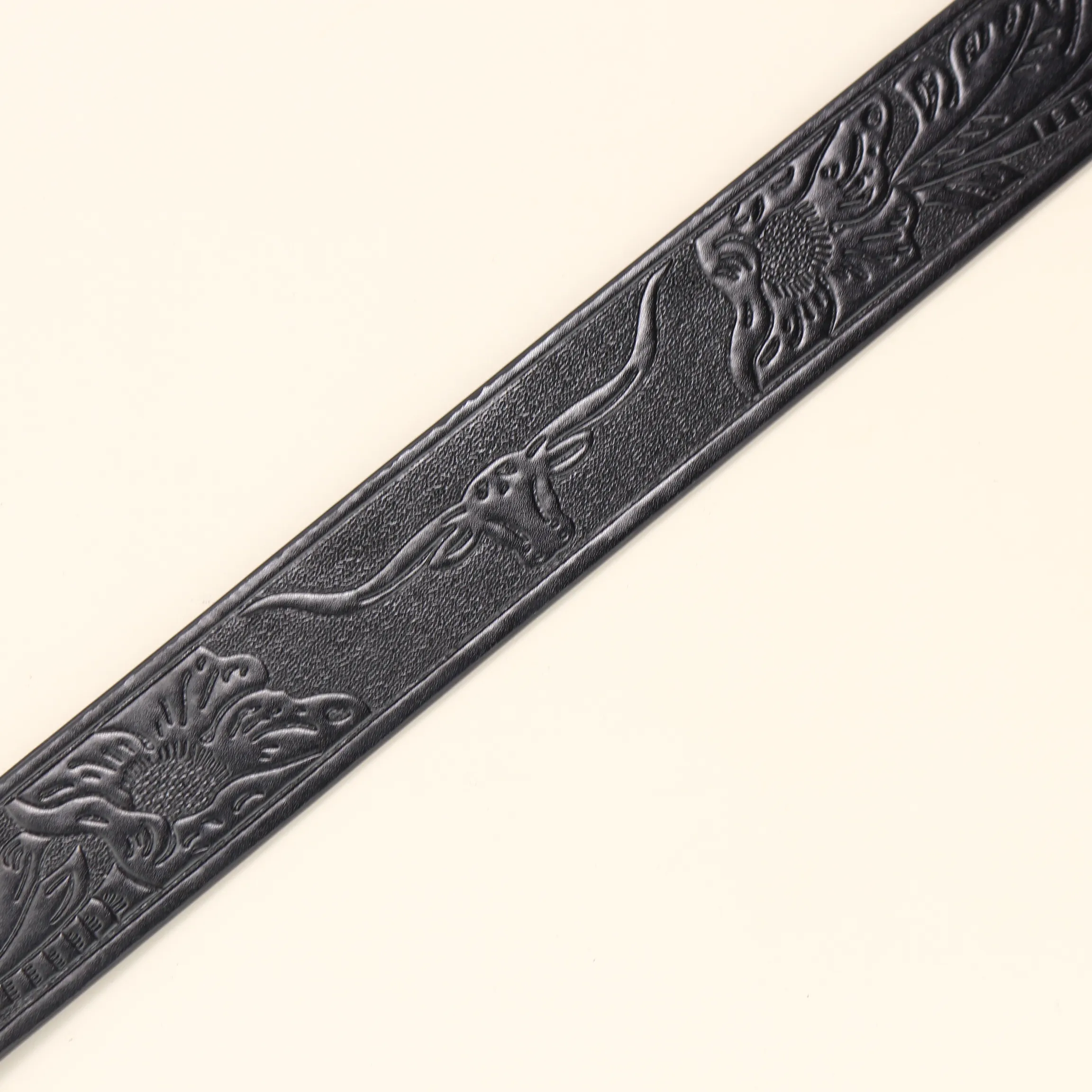 Belts Unisex Western Cowboy Belt Cow Head Buckle Fashion Vintage Beaded Peplum Jeans_autovado.com