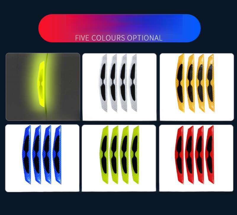 Car Leaf Panel, Fender Reflective Body St, Anti-collision Strip, Safety Warning, Engine Light Eyebrow Decorative_autovado.com