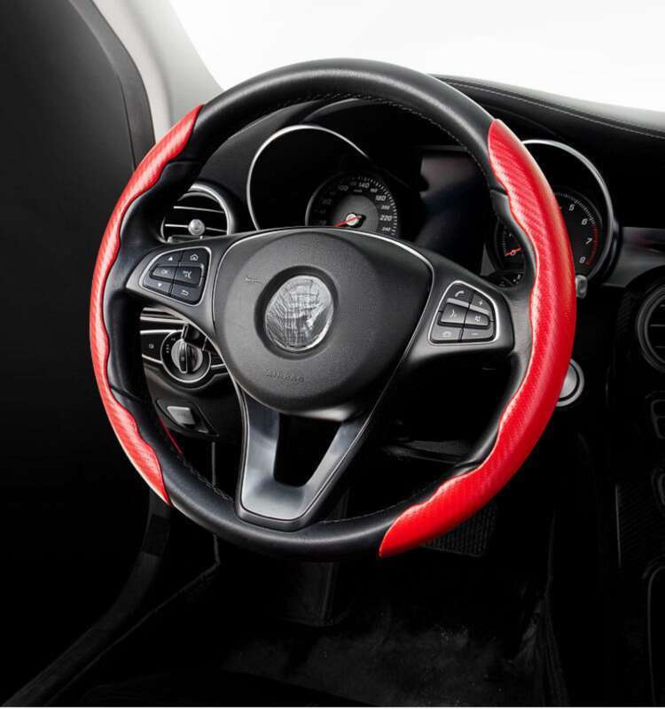 Steering Wheel For High-end Winter Thick Anti Slip And Sweat Absorbing Trucks, Summer Suede Car Handle Cover_autovado.com