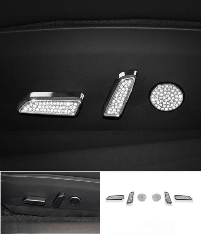 Suitable For Tesla Model Interior Modification, Steering Wheel, Door Handle, Car Logo Diamond Decoration Sticker_autovado.com