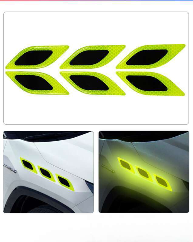 Car Leaf Panel, Fender Reflective Body St, Anti-collision Strip, Safety Warning, Engine Light Eyebrow Decorative_autovado.com