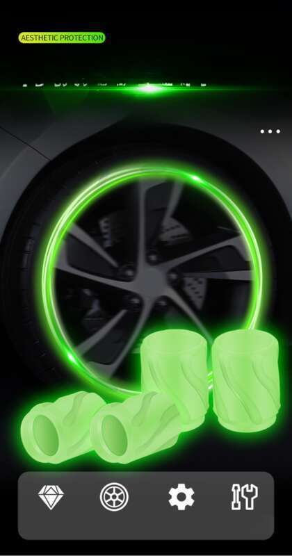 New Luminous Valve Cap For Electric Vehicles, Motorcycles, And Tires_autovado.com