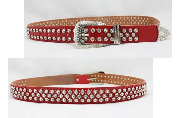 2017 New style diamond pearl Waist gorgeous crystal shiny cowskin designer belts women girls waist belt_autovado.com