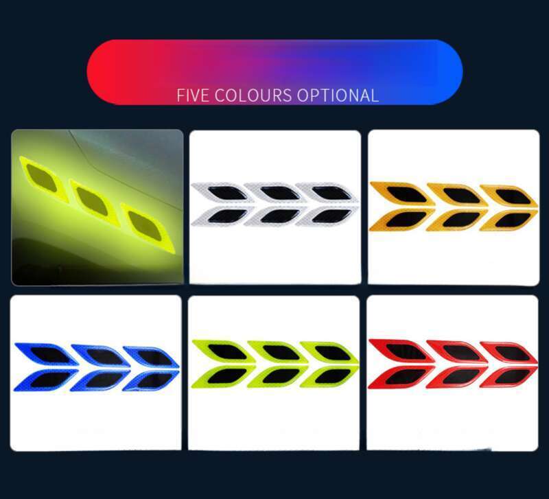 Car Leaf Panel, Fender Reflective Body St, Anti-collision Strip, Safety Warning, Engine Light Eyebrow Decorative_autovado.com