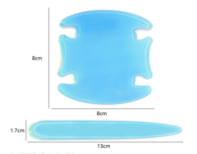 Door Handle Anti Nail Cover Scratch, Night Light, Car Door Bowl Sticker, Paint Surface Protection Film Decoration_autovado.com