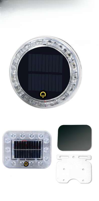 Third Generation Touch Car Solar Powered Truck Flash Anti Rear End Collision Seven Color Circular Warning Li, LED_autovado.com