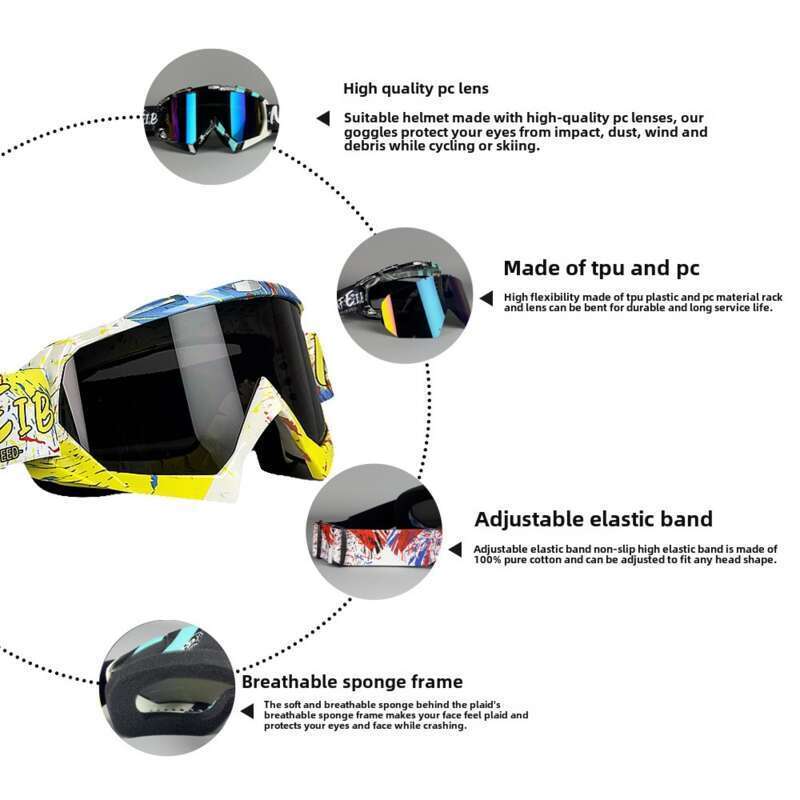 N634 New Riding Motorcycle Off-road Outdoor Sports Skiing Goggles, ATV Windproof Goggles_autovado.com