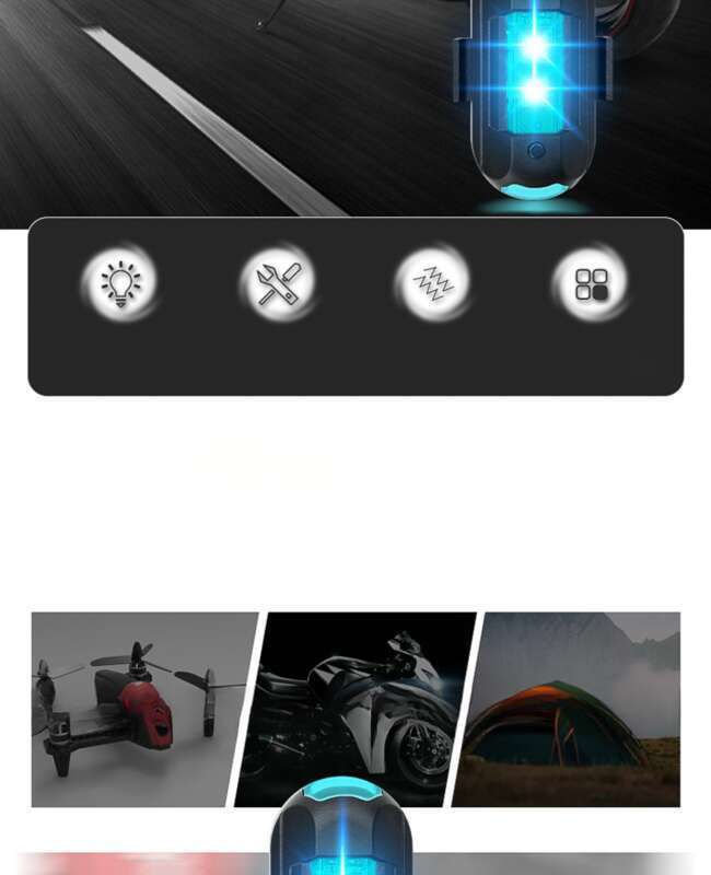 Car, Motorcycle, Electric Vehicle, Airplane Modification, Drone Flashing Bicycle Night Navigation, Outdoor Warning_autovado.com