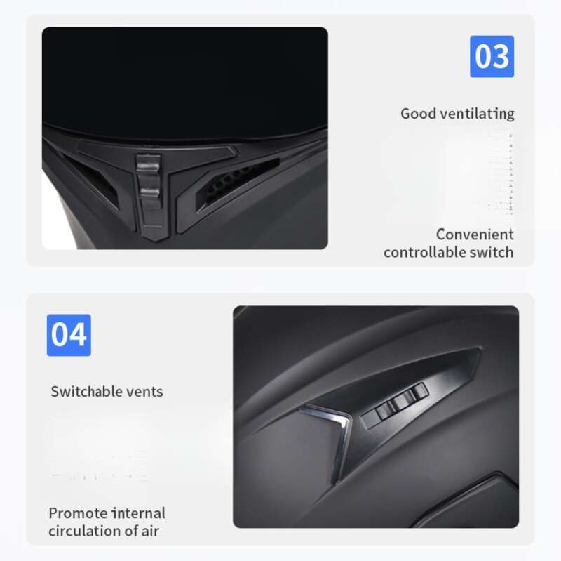 Orz Motorcycle Open Face Full Helmet, Tail Wing Knight, Bluetooth Motorcycle, Men's And Women's Winter Personalized_autovado.com