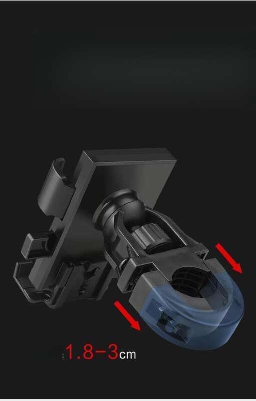 Mobile Motorcycle, Electric Bike, Holder, Rider Shock-absorbing Aluminum Outdoor Mobile Phone Holder_autovado.com