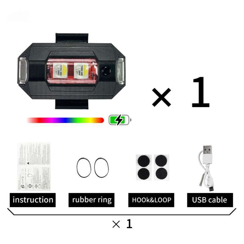 Car Warning L, Motorcycle Modification Accessories, Model Airplane, Night Flight, Drone Charging, Airplane Strobe_autovado.com