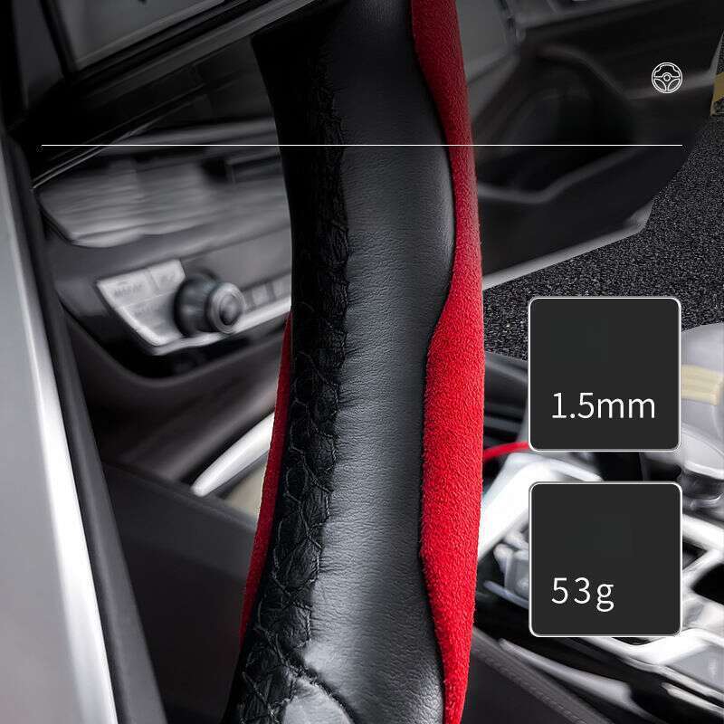 Steering Wheel For High-end Winter Thick Anti Slip And Sweat Absorbing Trucks, Summer Suede Car Handle Cover_autovado.com