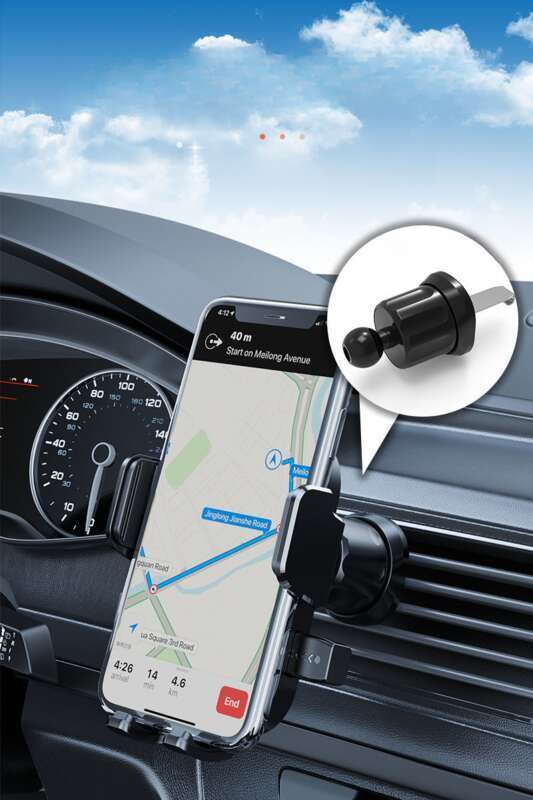 folding And Rotating Instrument Panel Navigation Car Air Outlet Fixed Mobile Phone Bracket_autovado.com