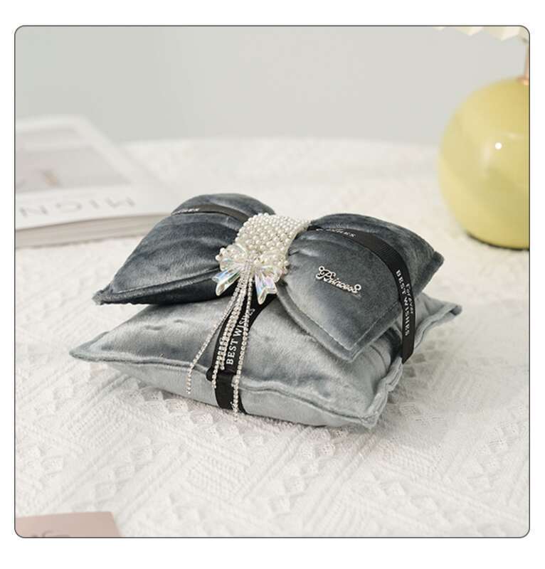 Thousand Bird Grid Double Layer Butterfly Knot Pearl Car Ornament Removing Odor Activated Charcoal Bag Instrument Panel_autovado.com