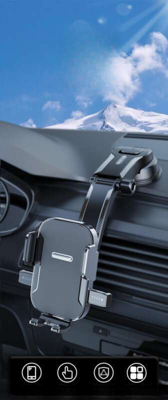 folding And Rotating Instrument Panel Navigation Car Air Outlet Fixed Mobile Phone Bracket_autovado.com