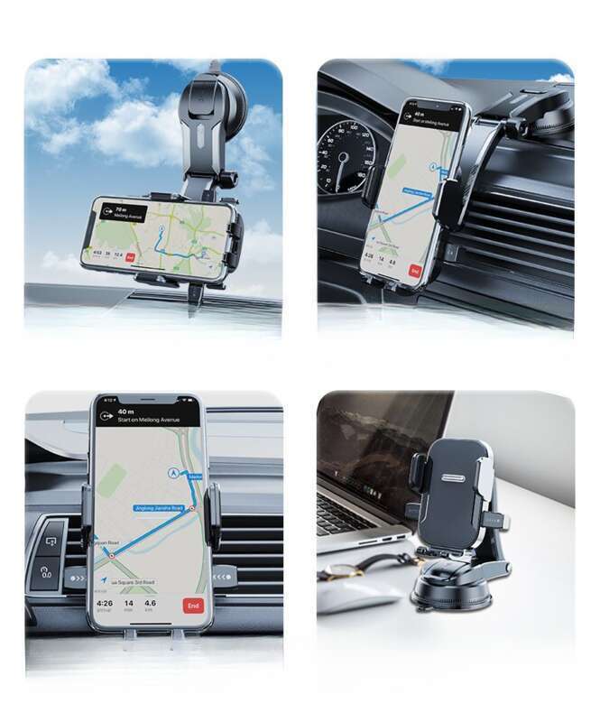 folding And Rotating Instrument Panel Navigation Car Air Outlet Fixed Mobile Phone Bracket_autovado.com