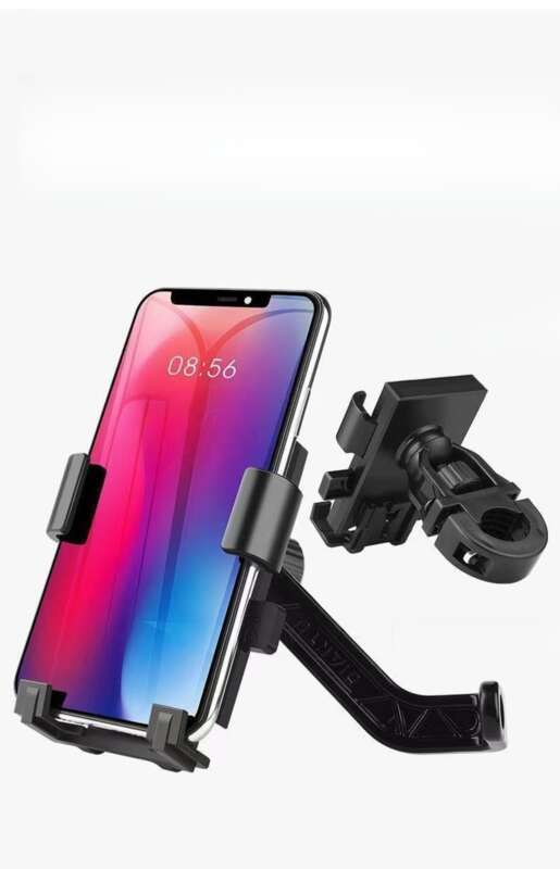 Mobile Motorcycle, Electric Bike, Holder, Rider Shock-absorbing Aluminum Outdoor Mobile Phone Holder_autovado.com