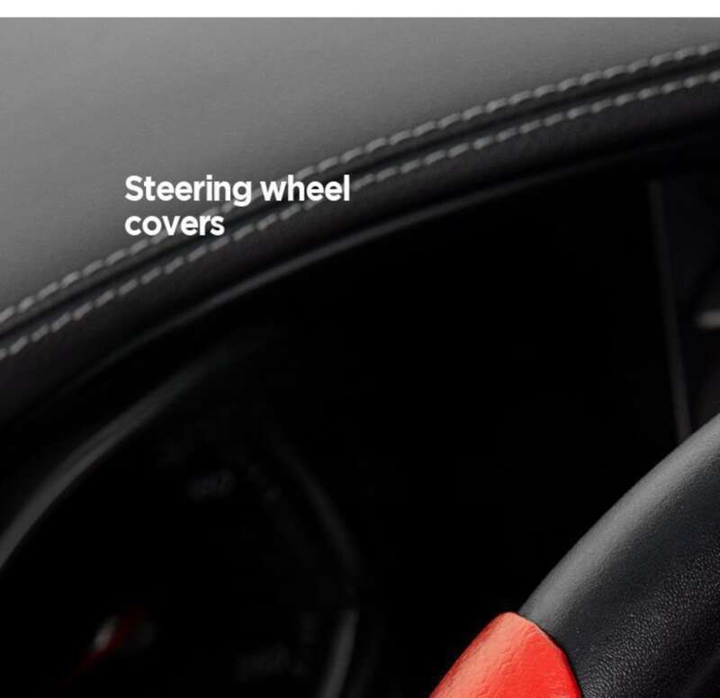 Steering Wheel For High-end Winter Thick Anti Slip And Sweat Absorbing Trucks, Summer Suede Car Handle Cover_autovado.com