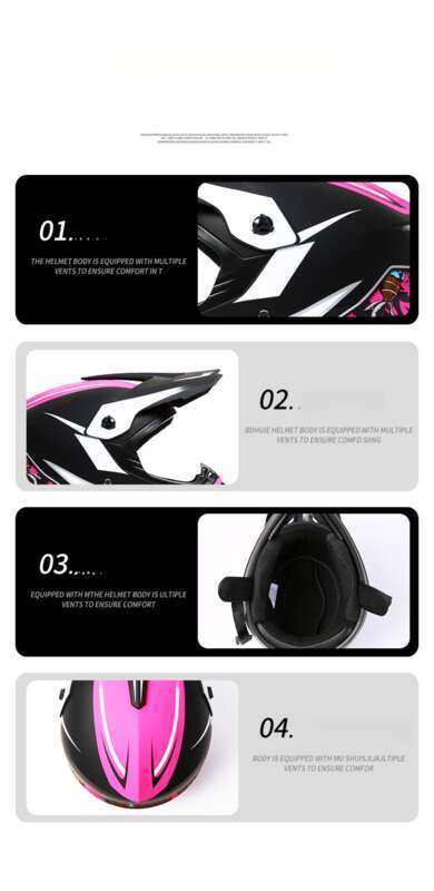 Motorcycle Small And Lightweight ABS Off-road Helmet, All Season Full Coverage Motorcycle Helmet_autovado.com