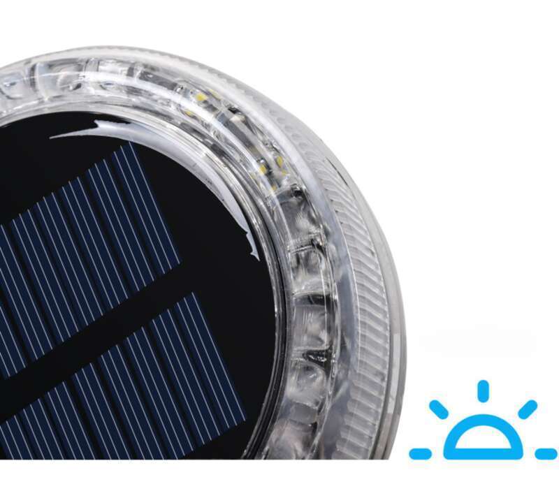 Third Generation Touch Car Solar Powered Truck Flash Anti Rear End Collision Seven Color Circular Warning Li, LED_autovado.com