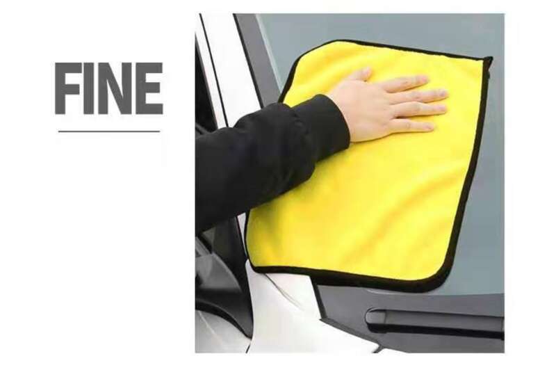 High Density Wash Coral Velvet Double-sided Thickened Car Towel, Household Glass Cleaning Towel Can Be Added_autovado.com