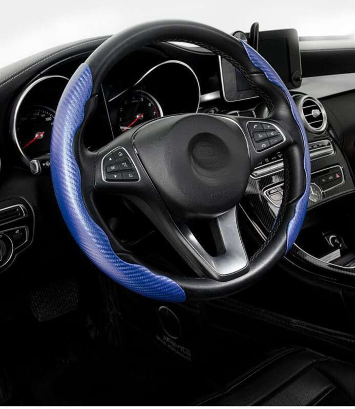 Steering Wheel For High-end Winter Thick Anti Slip And Sweat Absorbing Trucks, Summer Suede Car Handle Cover_autovado.com