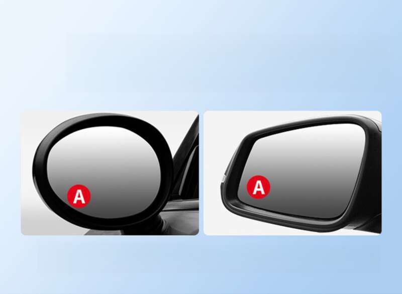 Car Rearview Mirror Suction Cup Type Small Circular Mirror, Car Mounted Reverse 360 Assisted Ultra Clear Reflection_autovado.com