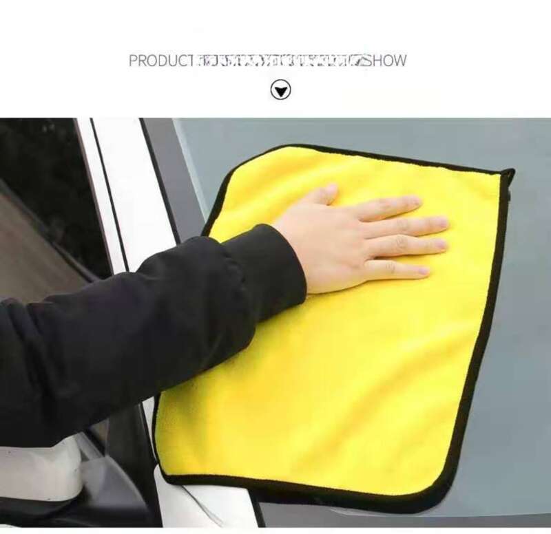 High Density Wash Coral Velvet Double-sided Thickened Car Towel, Household Glass Cleaning Towel Can Be Added_autovado.com