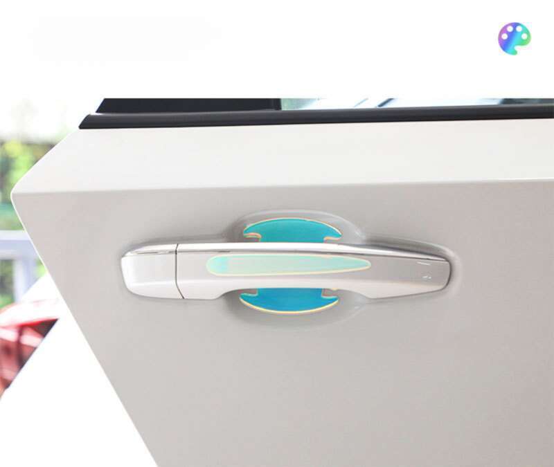 Door Handle Anti Nail Cover Scratch, Night Light, Car Door Bowl Sticker, Paint Surface Protection Film Decoration_autovado.com