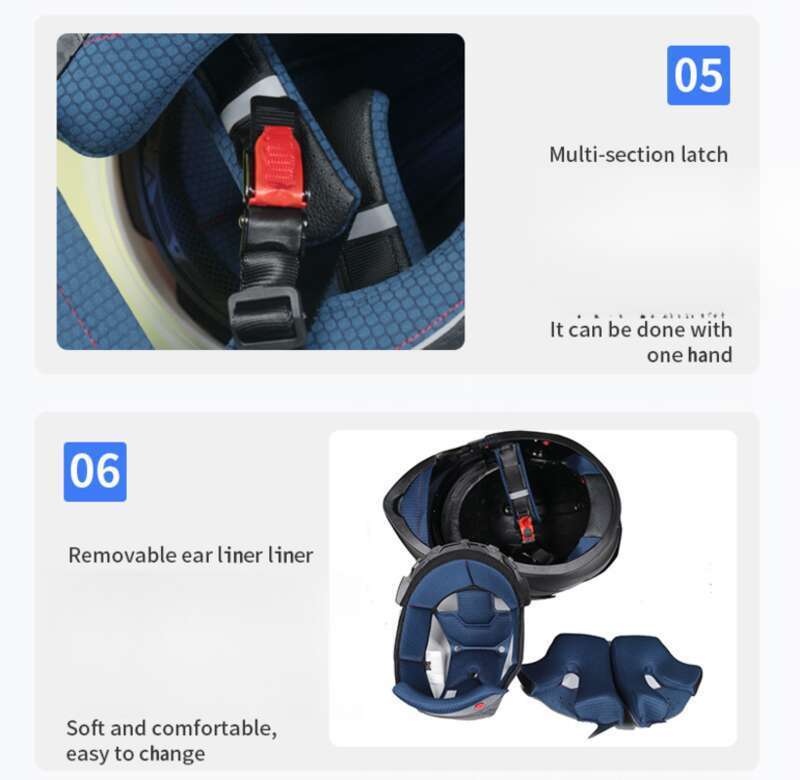Orz Motorcycle Open Face Full Helmet, Tail Wing Knight, Bluetooth Motorcycle, Men's And Women's Winter Personalized_autovado.com