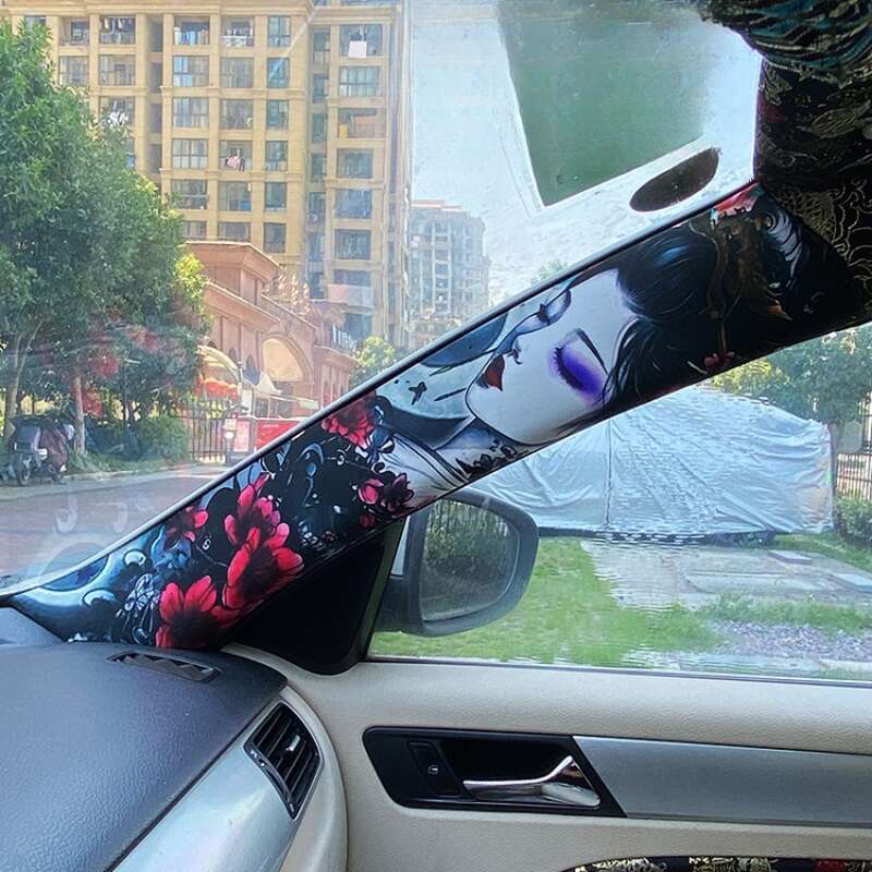 Univrsal Hand Drawn Tattoo AB Adhsiv Tap, Prsonalizd Flowr Arm Bauty A Pillar Modifid Fabric, Slf-adhsiv_autovado.com